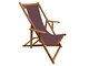 Sdraio legno telo in PVC Sole Mare in Esterno