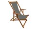 Sdraio legno telo in PVC Sole Mare in Esterno