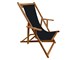 Sdraio legno telo in PVC Sole Mare in Esterno