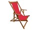 Sdraio legno telo in PVC Sole Mare in Esterno
