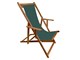 Sdraio legno telo in PVC Sole Mare in Esterno