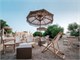 Sdraio legno telo in PVC Sole Mare in Esterno