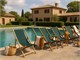 Wooden deck chairs PVC canvas Sole Mare in Outdoor