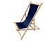 Wooden deckchair Water-repellent canvas Sole Mare in Outdoor