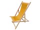 Wooden deckchair Water-repellent canvas Sole Mare in Outdoor