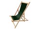 Wooden deckchair Water-repellent canvas Sole Mare in Outdoor