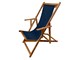 Wooden deckchair Water-repellent canvas Sole Mare in Outdoor