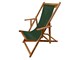 Wooden deckchair Water-repellent canvas Sole Mare in Outdoor