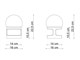 Lampe de table Design Habea C2783 in Éclairage