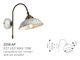 Applique ceramica bianca Contemporanea in Illuminazione