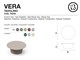 Low outdoor coffee table Vera in Outdoor