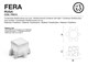 Conteneur lumineux Ruga Light Fera in Éclairage