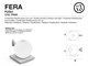 Conteneur lumineux sphérique Fugu Light Fera in Éclairage