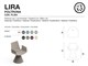 Poltrona outdoor design Lira in Esterno