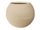 Round pots with rope effect Bali Sfera in Outdoor