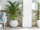 Vases ronds effet corde Bali Sfera in Extérieur