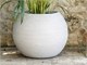 Round pots with rope effect Bali Sfera in Outdoor