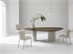Sedia vera pelle imbottita design Gaia in Giorno