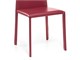 Genuine leather chairs Agata High in Living room