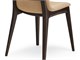Designerstühle aus Holz und Leder Isabel in Tag