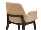 Chair with wooden and leather armrests Isabel Arm in Living room