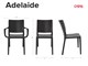 Stühle aus Polypropylen Adelaide - 44x52 cm in Außenseite