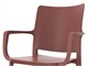 Polypropylene chairs Adelaide Arm - 55,5x52 cm in Outdoor