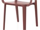 Polypropylene chairs Adelaide Arm - 55,5x52 cm in Outdoor