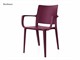 Polypropylene chairs Adelaide Arm - 55,5x52 cm in Outdoor