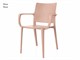 Polypropylene chairs Adelaide Arm - 55,5x52 cm in Outdoor