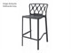 Designer stools Vienna Stool - 48,5x50 H65 cm in Outdoor