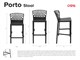 Kitchen island stools Porto Stool - 48,5x50 H65 cm in Living room