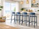 Kitchen island stools Nairobi Stool - 48,5x50 H65 cm in Living room