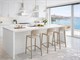 Sgabelli per isola cucina Nairobi Stool - 48,5x50 H65 cm in Giorno