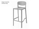 Sgabelli bar Nairobi Stool - 48,5x50 H75 cm in Esterno