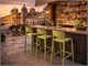 Sgabelli bar Nairobi Stool - 48,5x50 H75 cm in Esterno