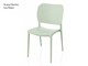 Polypropylene designer chairs Lisboa - 45x55 cm in Living room