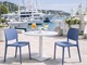 Polypropylene designer chairs Lisboa - 45x55 cm in Living room