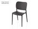Chaises design en polypropylène Lisboa - 45x55 cm in Jour
