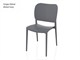 Chaises design en polypropylène Lisboa - 45x55 cm in Jour