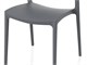 Chaises design en polypropylène Lisboa - 45x55 cm in Jour