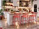 Sgabelli cucina Lione Stool - 48,5x50 H65 cm in Giorno
