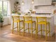 Kitchen stools Lione Stool - 48,5x50 H65 cm in Living room