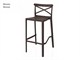 Sgabelli Bar Lione Stool - 48,5x50 H75 cm in Esterno