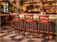 Sgabelli Bar Lione Stool - 48,5x50 H75 cm in Esterno