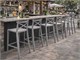 Sgabelli Bar Lione Stool - 48,5x50 H75 cm in Esterno