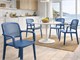 Chairs with armrests Jedda Arm - 55,5x52 cm in Outdoor
