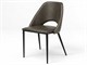 Leather chairs with iron legs Karina - 46x44 H82 cm in Living room