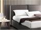 Bed with upholstered headboard and container Richard in Bedrooms