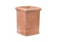 Tuscan smooth Pilone 034 terracotta pot in Outdoor